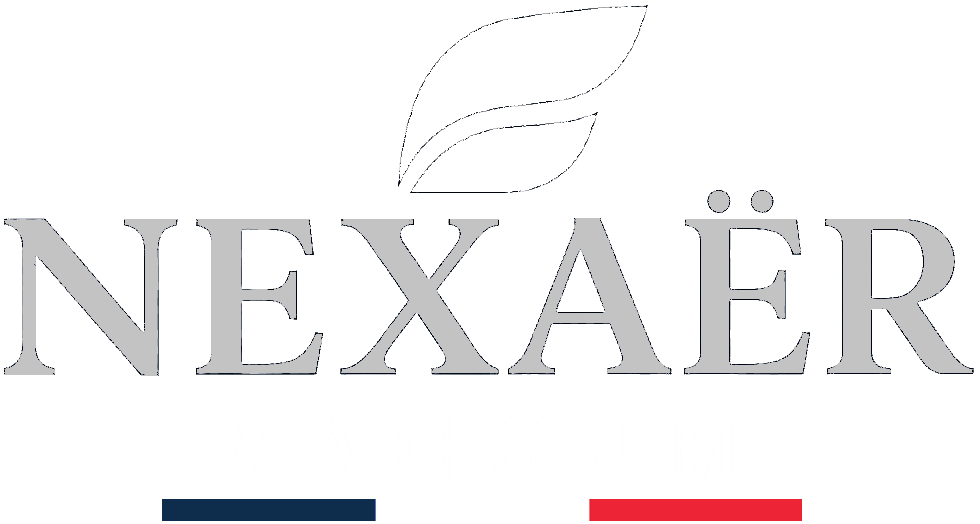 Logo Nexar Vacuum Aspirateur Sans Fil (version blanche sur noir)