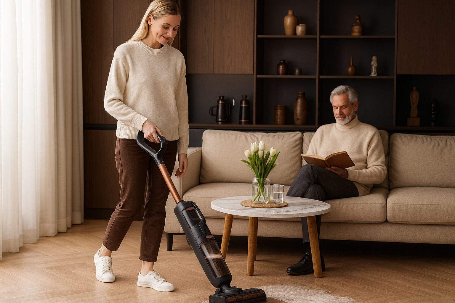 Balai Aspirateurs Laveurs Sans Fil