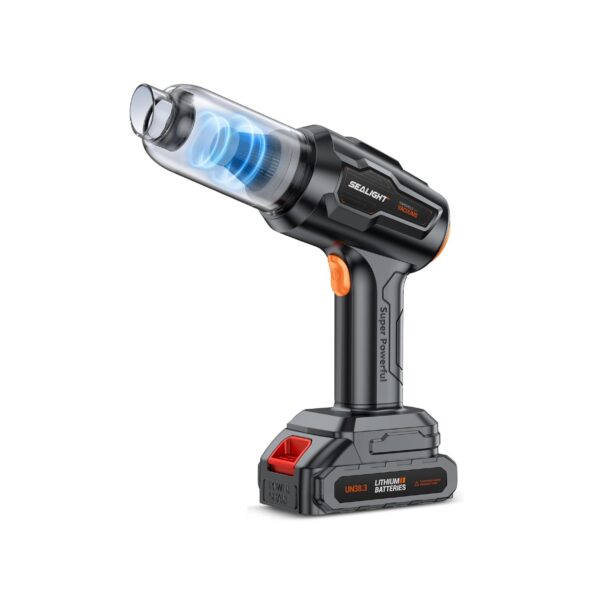 Aspirateur Voiture Sans Fil avec Batterie Accessoires